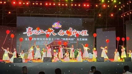 宜賓10區縣文藝團隊同臺競技，文藝創作激蕩新火花